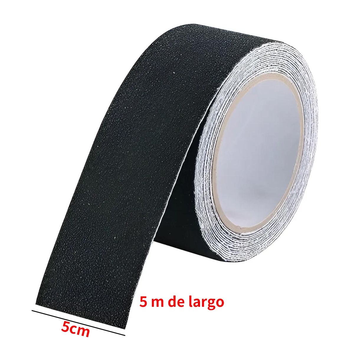 KINDA NICE - Cinta Antideslizante De Textura Para Pisos Y Escaleras Negro