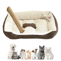 KINDA NICE - Cama Suave Para Mascotas Perros Y Gatos Talla 80x60cm