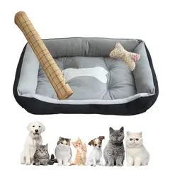 KINDA NICE - Cama Suave Para Mascotas Perros Y Gatos Talla 80x60cm