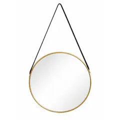 COLETTE - Espejo Decorativo y Funcional Dorado Circular Nórdic