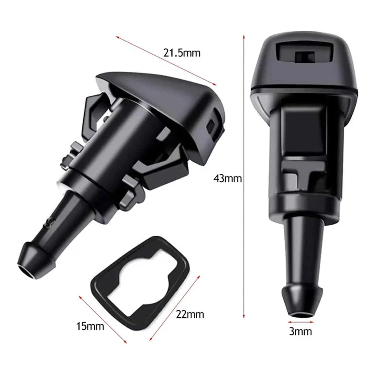 ATURE - Boquilla De Limpiaparabrisas Para Chrysler Dodge Jeep