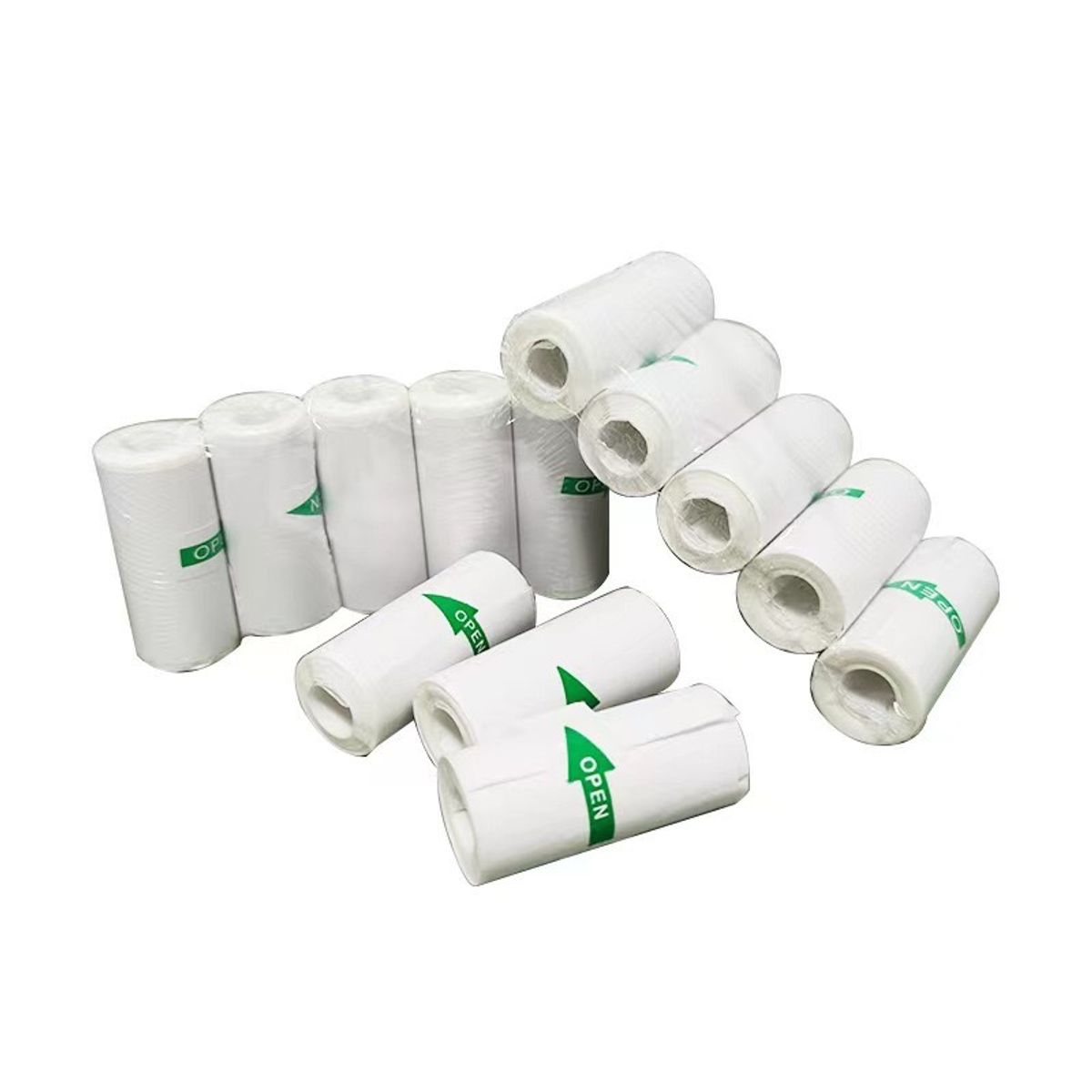 GENERICO - 20 Rollos de Papel Adhesivo Térmico para Mini Impresora 57 mm