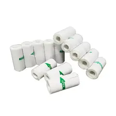 GENERICO - 20 Rollos de Papel Adhesivo Térmico para Mini Impresora 57 mm