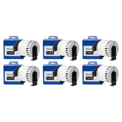 GENERICO - 6 Etiquetas Autoadhesivas Térmicas Compatibles con DK-22205