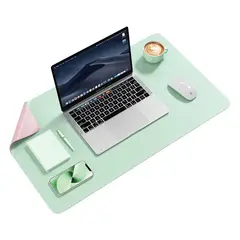 GENERICO - Alfombrilla para Mouse de Cuero Impermeable Reversible 80x40 cm