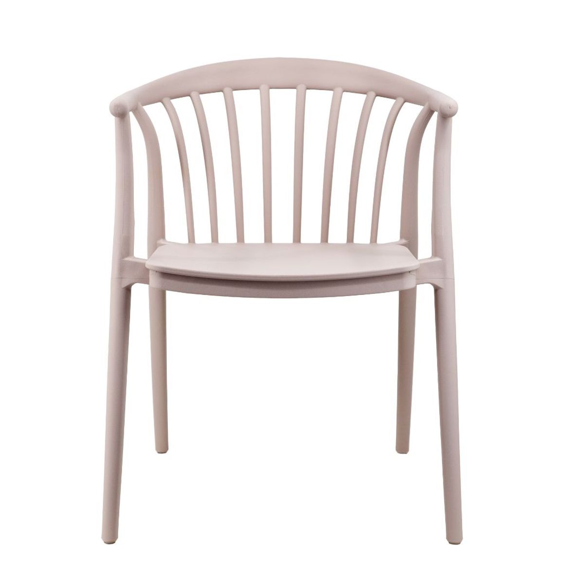 GENERICO - Pack 4 Sillas Woody de Polipropileno con Brazos - Interior y Exterior - Colores Variados