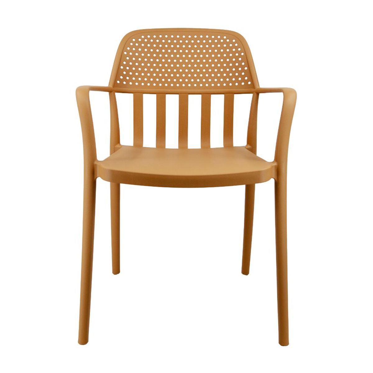 GENERICO - Pack 4 Sillas modelo Petra de Polipropileno con Apoyabrazos