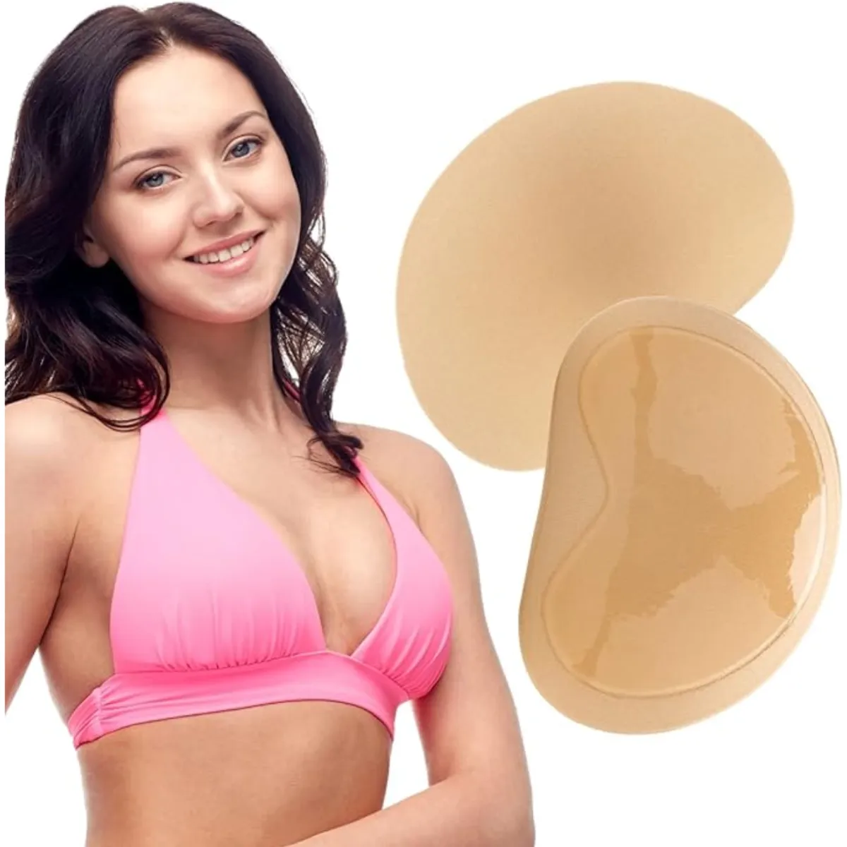 GENERICO - Almohadillas De Esponjas Relleno Para Pecho Aumenta 2 Tallas