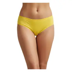 EKOL TACTICA MILITAR - Pantaletas Calzón Calzoncillo Amarillo Talla XL Mujer 95% Algodón y 5% Spandex