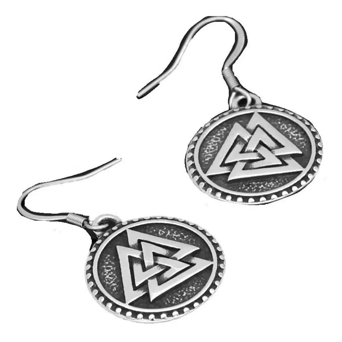GENERICO - Aros Vikingos Valknut Nordico Hombre Mujer Moda 2022