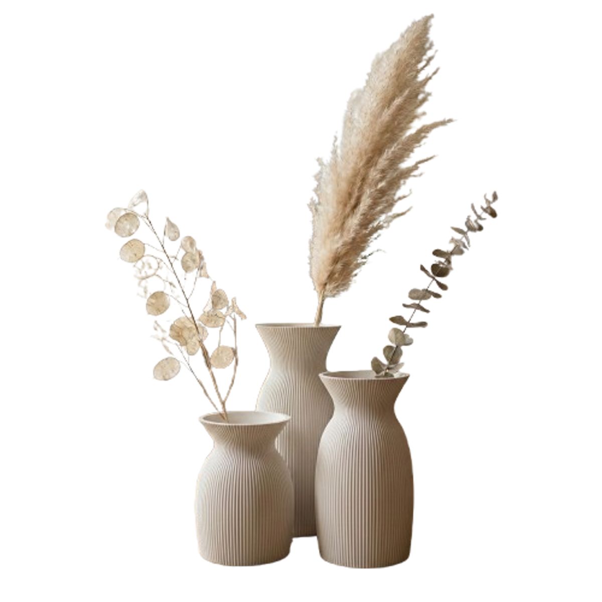 GENERICO - Set de Jarrones - Estilo Konia pack 3