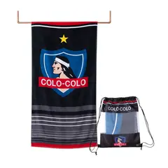 MASHINI - TOALLA DE PLAYA ALGODON CON BOLSO COLO COLO