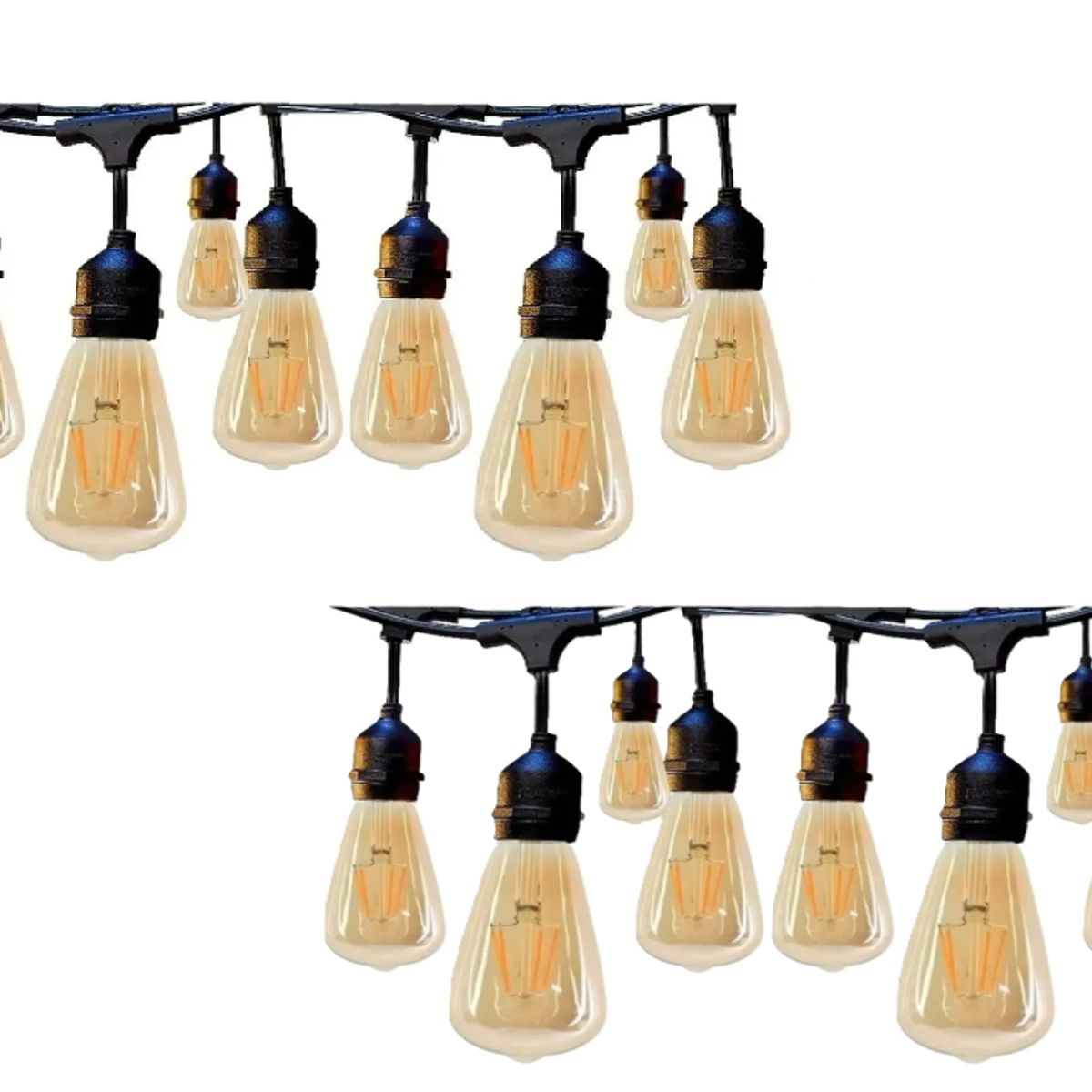 GENERICO - Pack 2 Guirnalda Decoración  10 Metros 10 Ampolletas