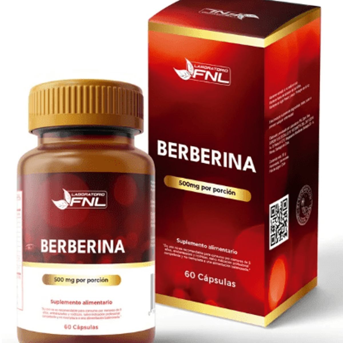 FNL - FNL Suplemento Berberina 60 cápsulas