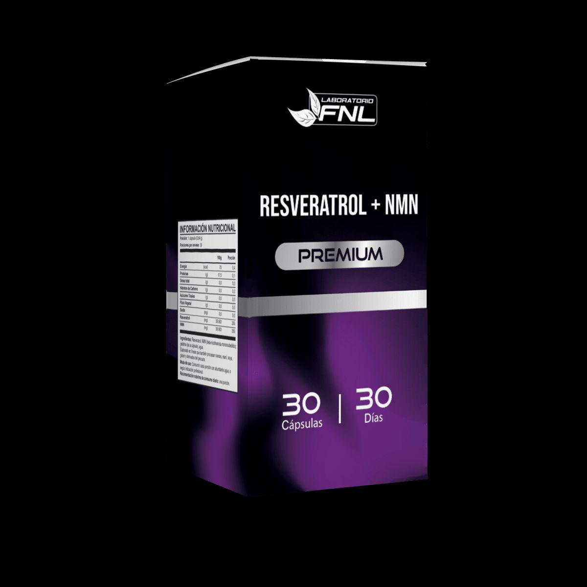 FNL - FNL Suplemento Resveratrol + NMN 30 cápsulas