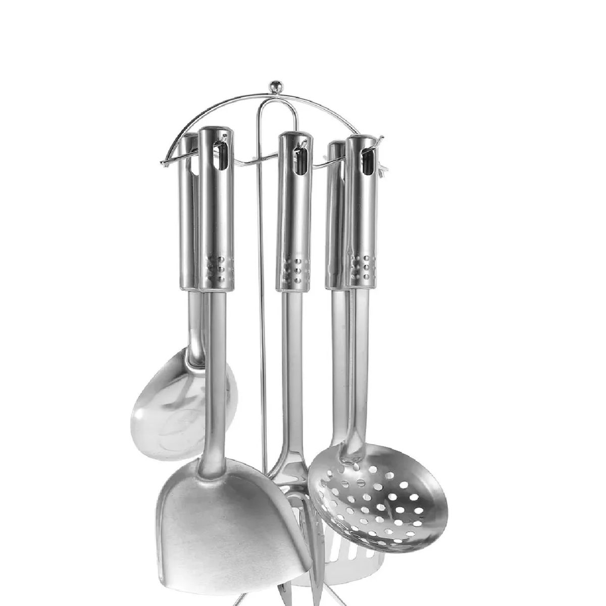 GENERICO - Set Utensilios De Cocina Acero Inoxidable Set Cocina 7pcs