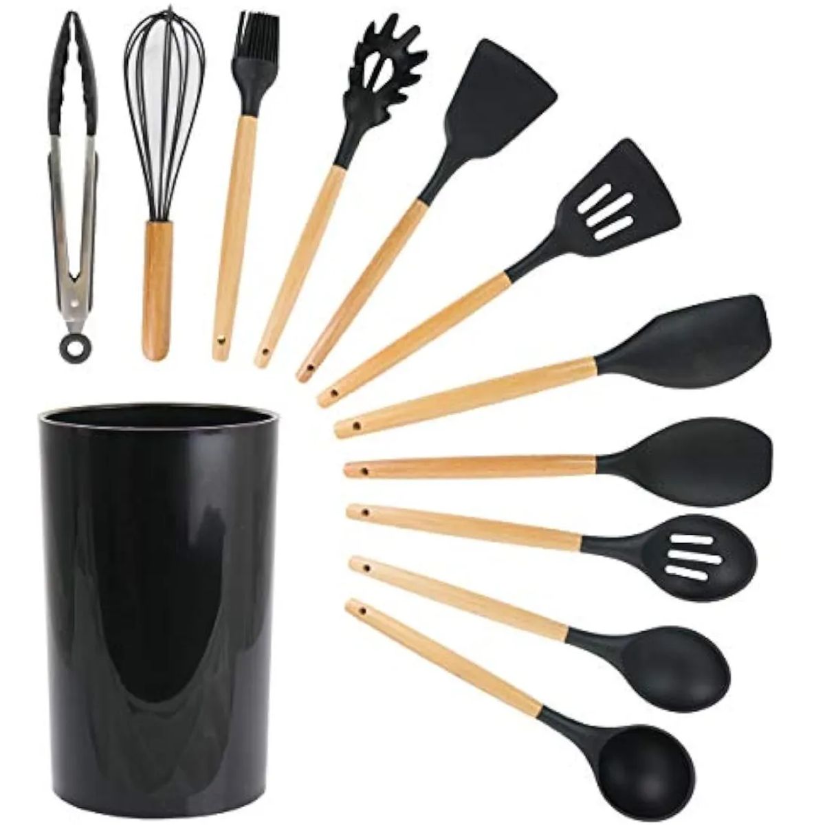 GENERICO - Set 11 De Cocina Antiadherentes De Silicona + Almacenamiento