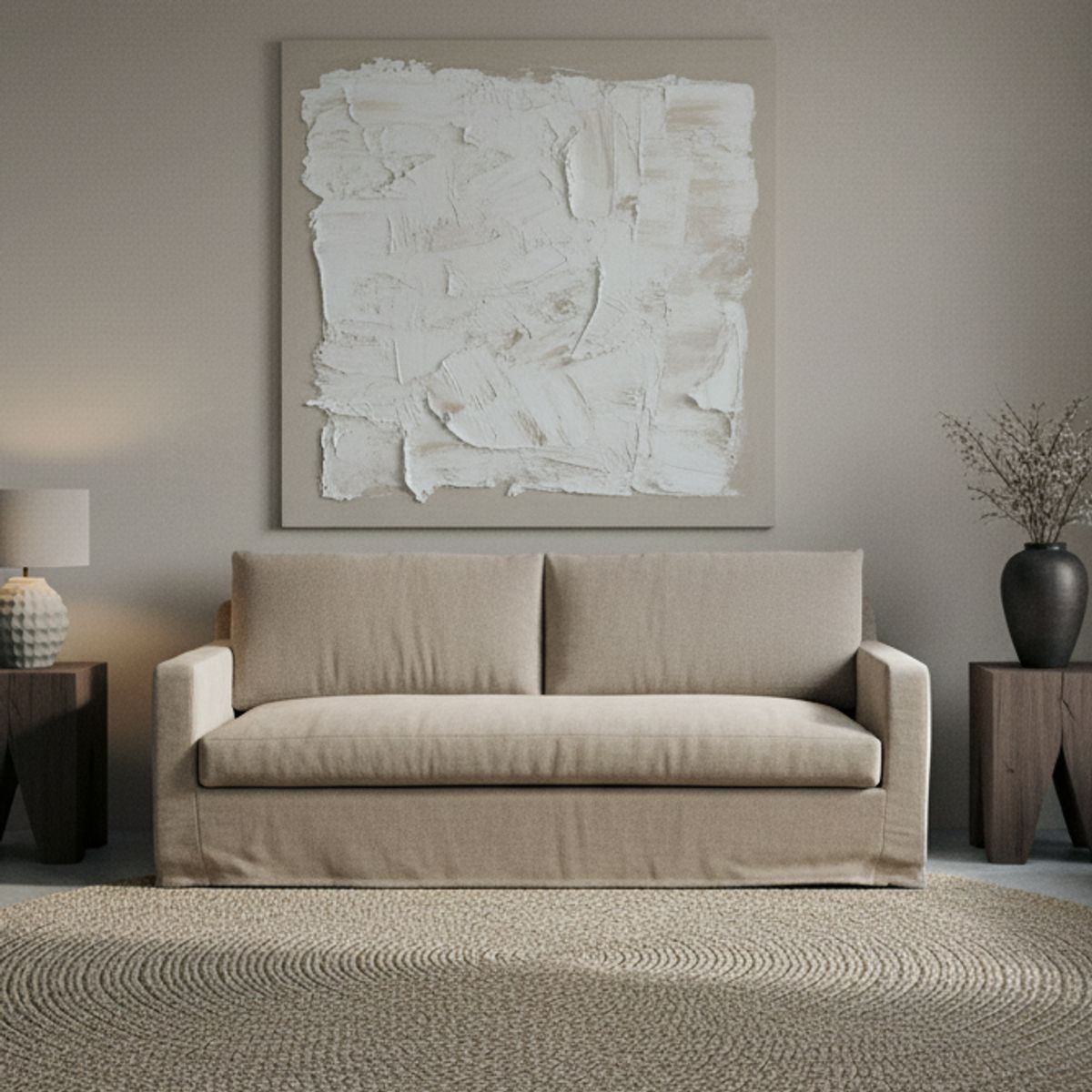 MILK - Sofá 2 Cuerpos Collins Tostado