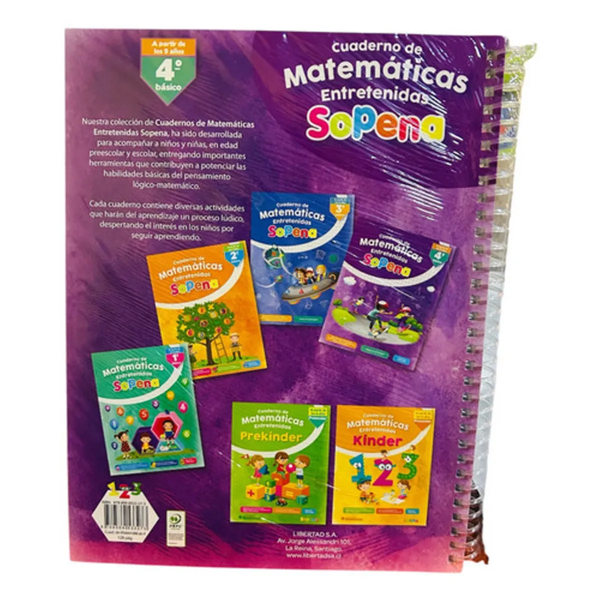 LIBERTAD - Matematicas Entretenidas Sopena Desde 9 Años 4° Basico