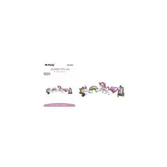 GENERICO - Cadena de globos metálicos unicornio 105x26cm