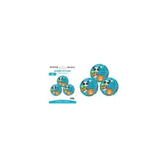 GENERICO - Globo metálico feliz cumpleaños 25cm 3pcs Animales