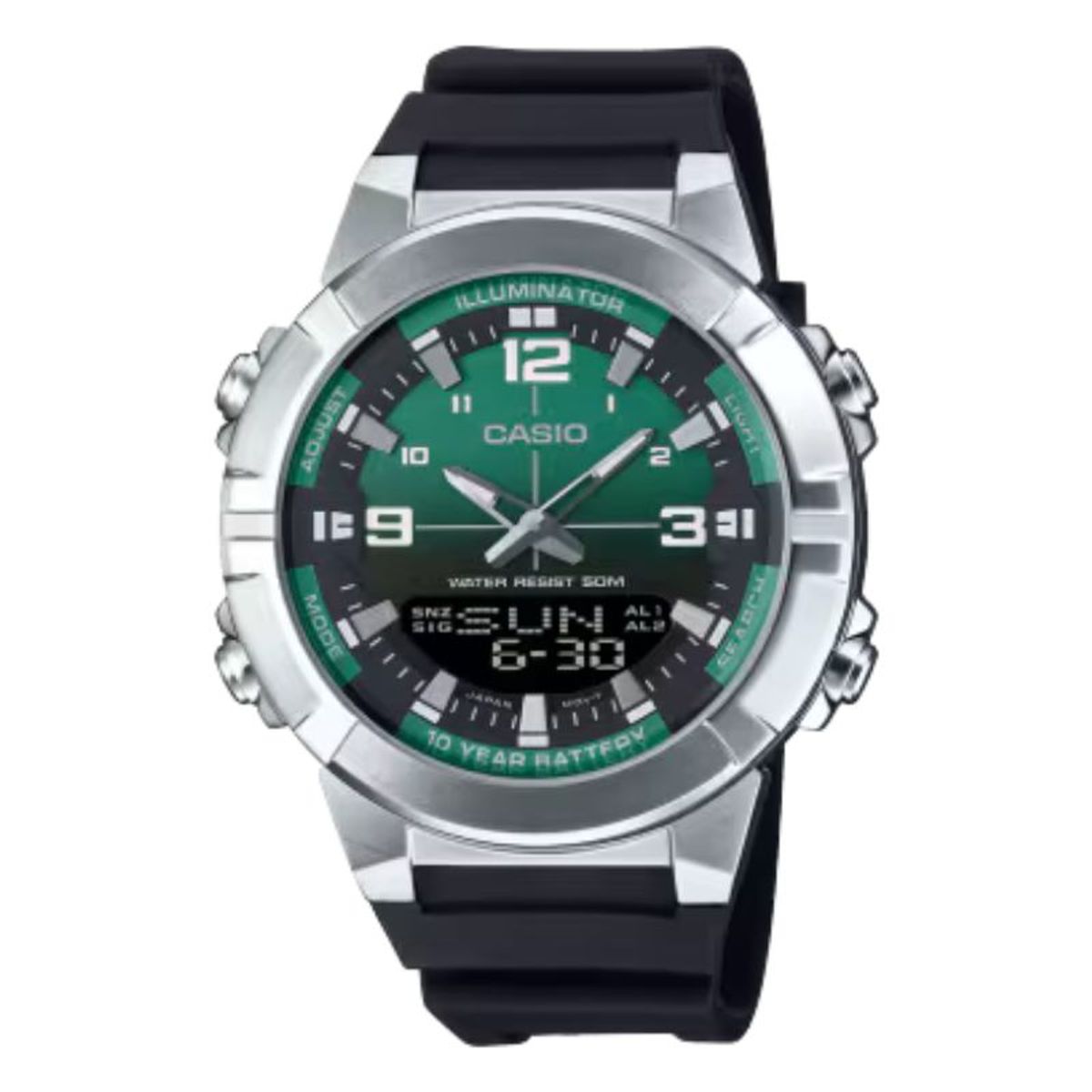 CASIO - Reloj Digital-Análogo Casio Hombre AMW-870A-3AVDF