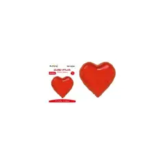 GENERICO - Globo metálico mate corazón rojo 60cm