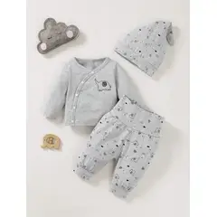 BABY - Conjunto Elefante Algodón RN 0-1 Meses