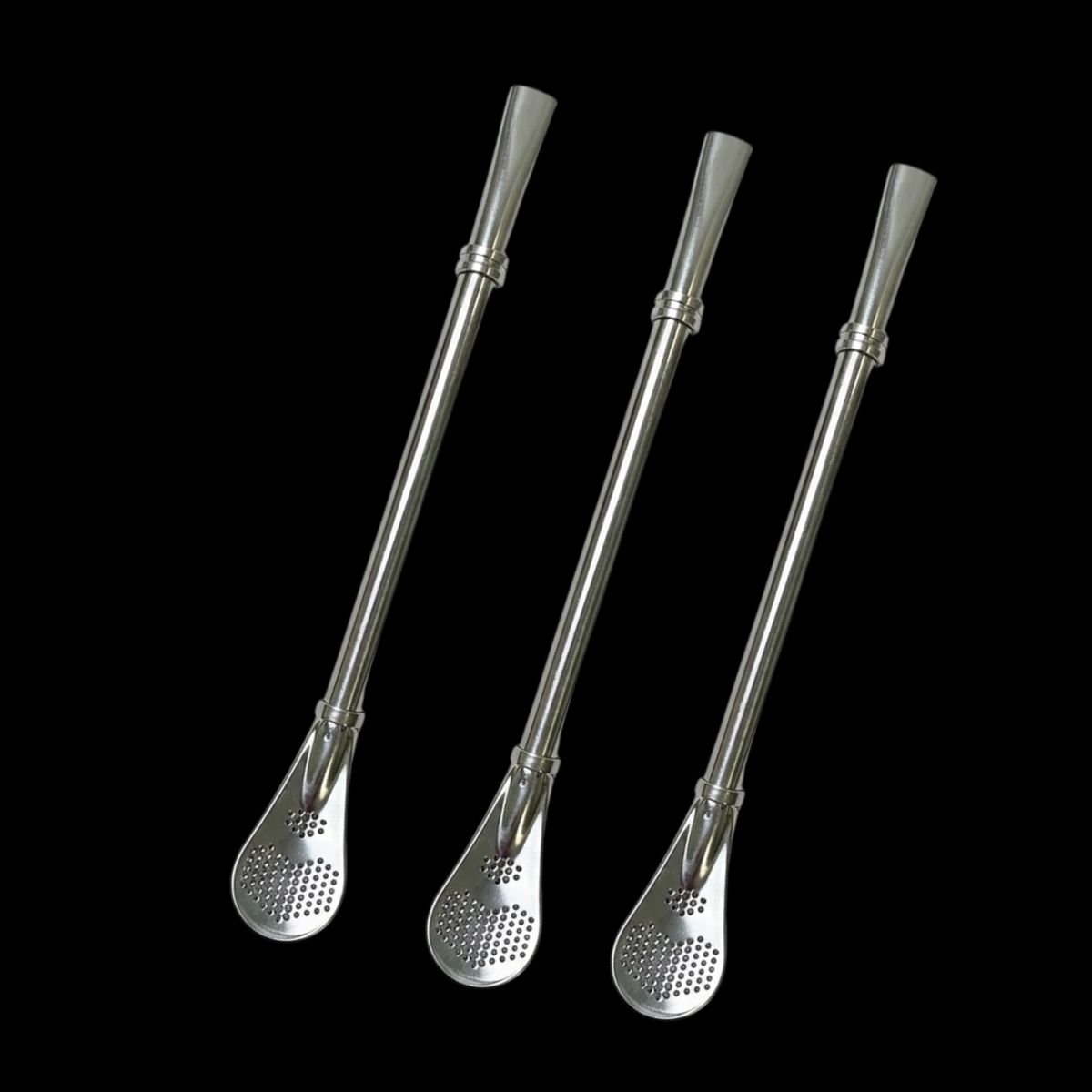 GENERICO - Bombilla para mate de Acero Inoxidable  Set de 3