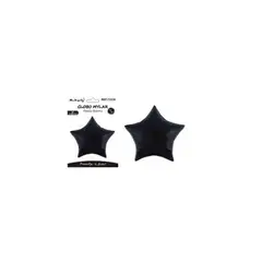 GENERICO - Globo metálico estrella negra 61x68cm