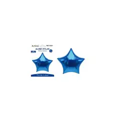 GENERICO - Globo metálico estrella azul oscuro 61x68cm