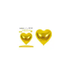 GENERICO - Globo metálico corazón dorado 61x68cm