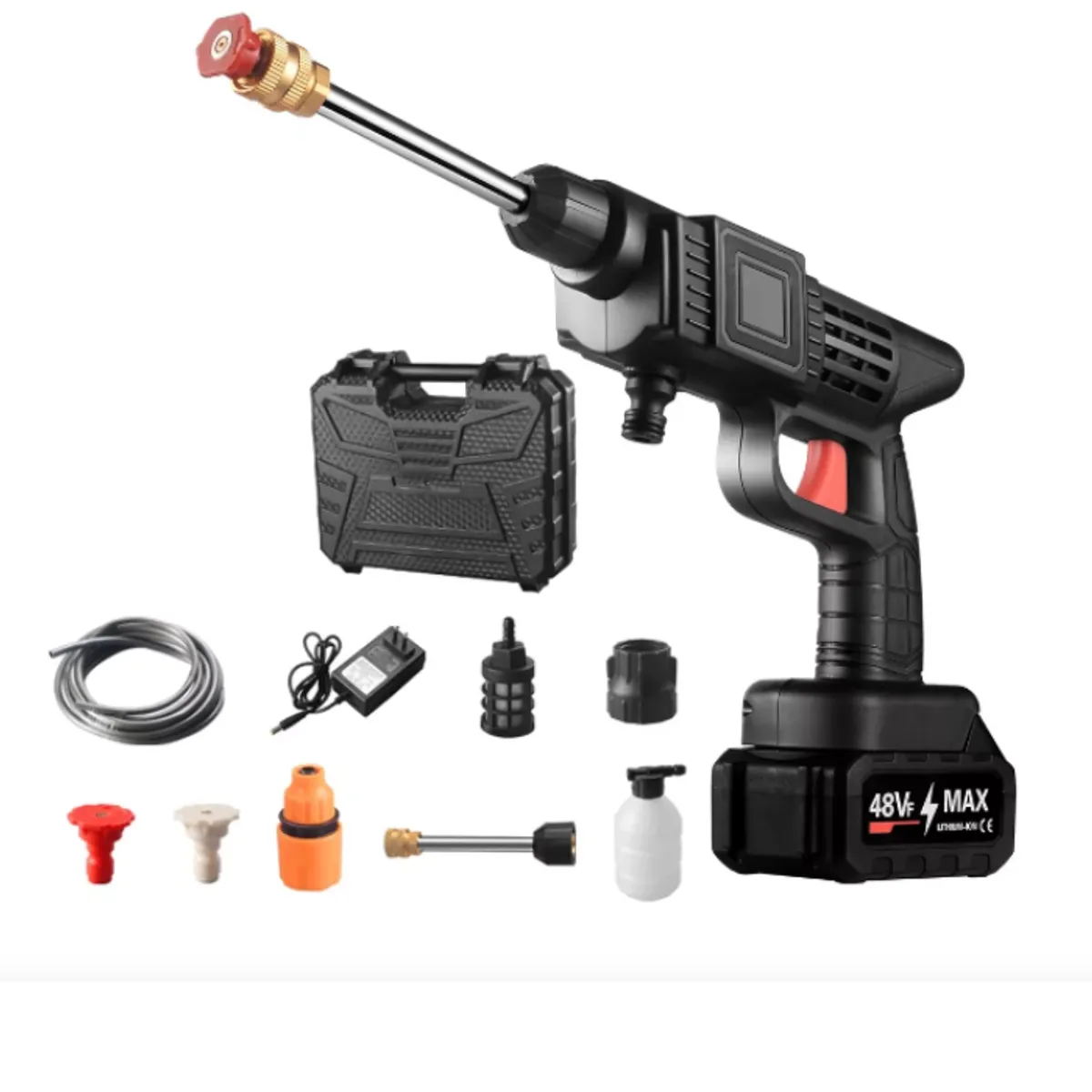 GENERICO - HIDROLAVADORA INALAMBRICA PULVERIZADORA PORTATIL 68V