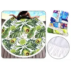 GENERICO - Toalla De Playa Redonda 150cm