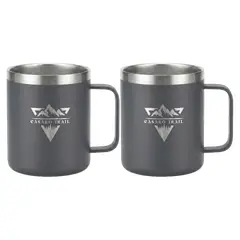 GENERICO - Mug térmico 350 ml Inox Slide Lid acero inoxidable Negro Volcánico