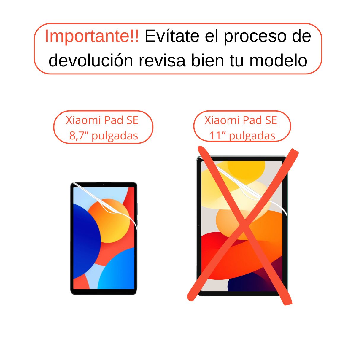 GENERICO - Lamina de Hidrogel Para Tablet Xiaomi Redmi Pad SE 8,7 Mate