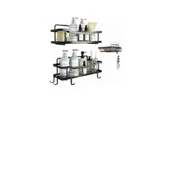 GENERICO - Organizador De Ducha Repisa Baño Adhesivo Set 3 Inoxidable