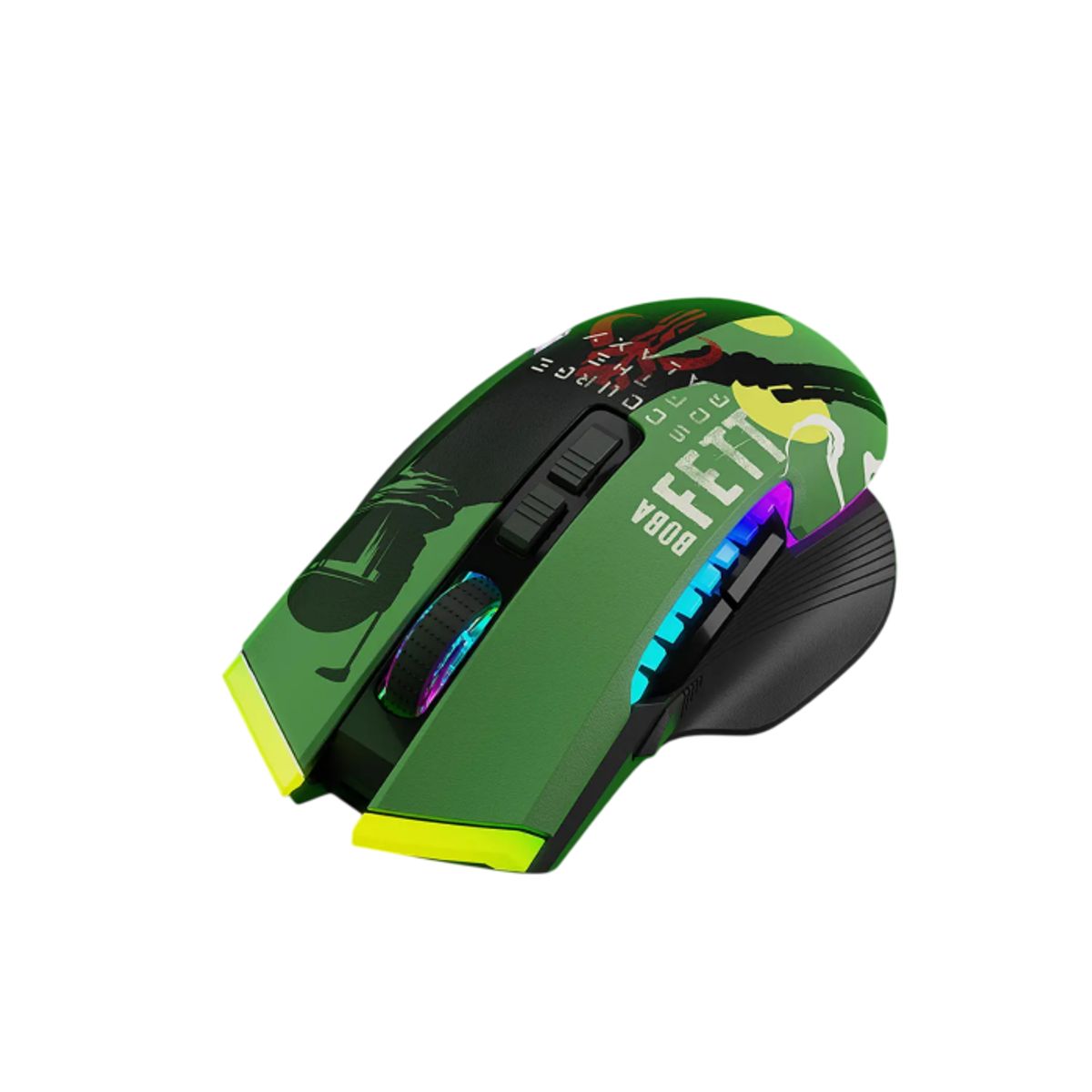 PRIMUS GAMING - Primus Gaming PMO-S205BF Mouse Gamer Inalámbrico Trímodo, RGB, Multi-DPI, Ergonómico para Diestros, 2.4 GHz, Bluetooth, USB, Star Wars