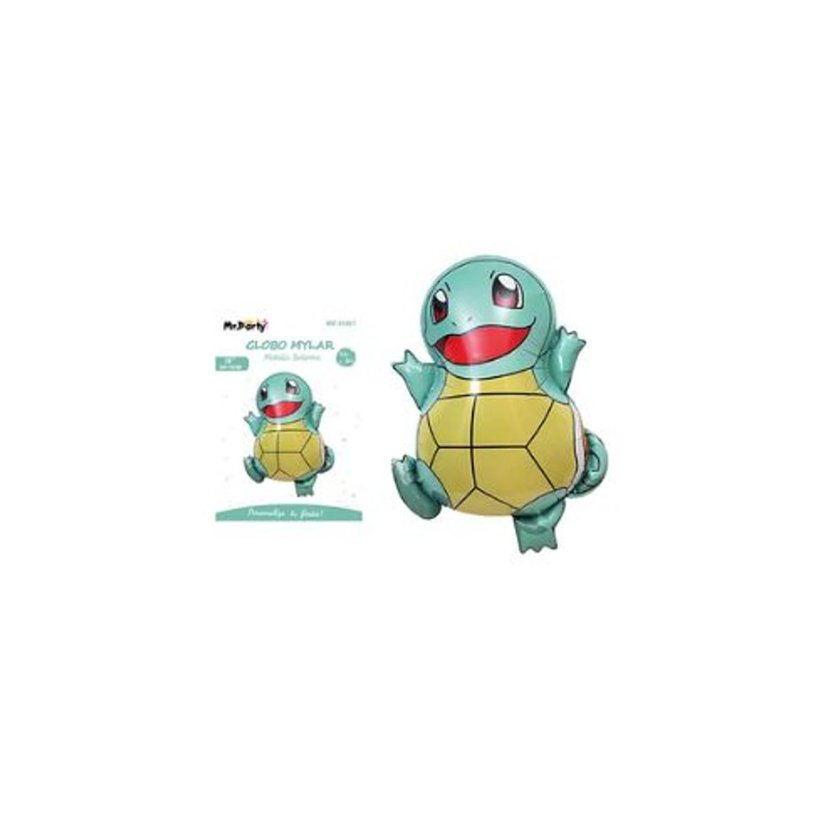 GENERICO - Globo metalizado squirtle 55x70cm