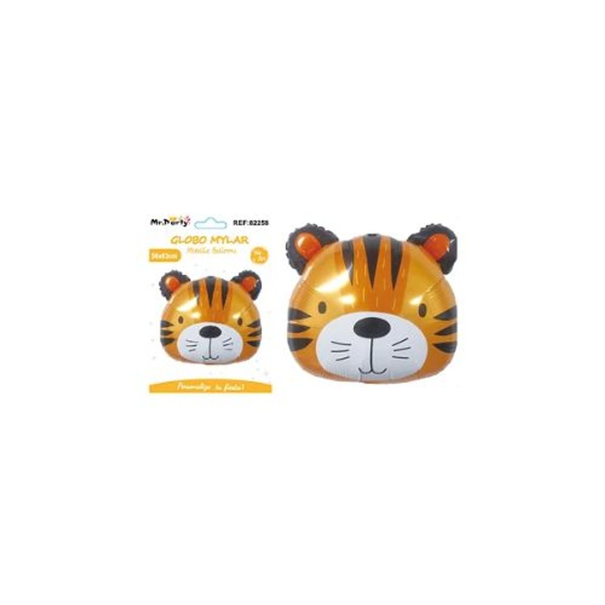GENERICO - Globo metálico tigre 56x63cm