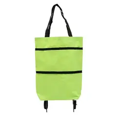 GENERAL - Bolsa de Compras Plegable con Ruedas y Mochila - Carrito Portátil para Hogar Ligero y Resistente