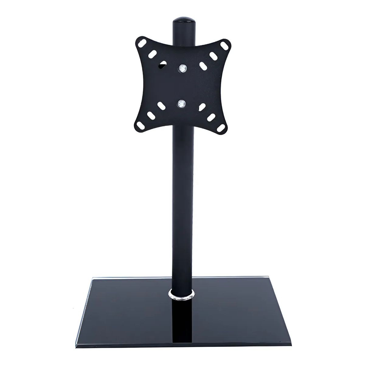 KUANGYE - Soporte Monitor Ajustable 12-22 Sobre Mesa Base Cristal 38cm