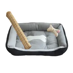 ATURE - Cama Suave Para Mascotas Perros Y Gatos Talla 80x60cm