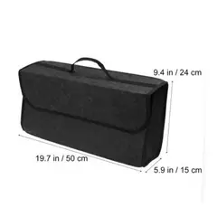 GENERAL - Caja De Almacenamiento Baúl Para Coche Plegable De Fieltro