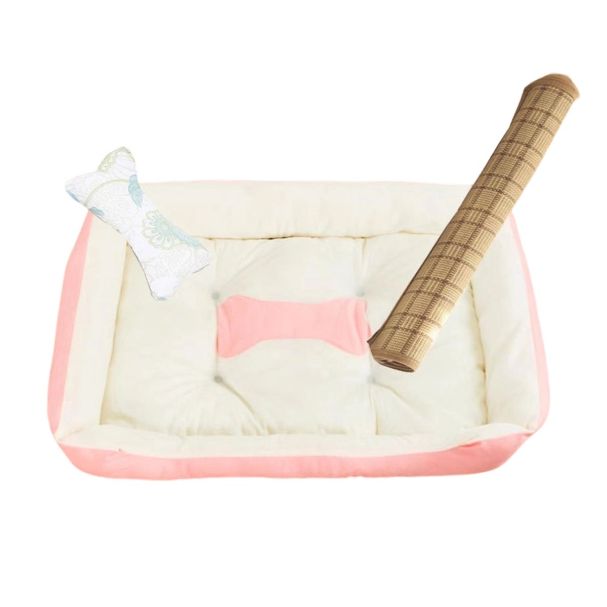 ATURE - Cama Suave Para Mascotas Perros Y Gatos Talla 90x70cm