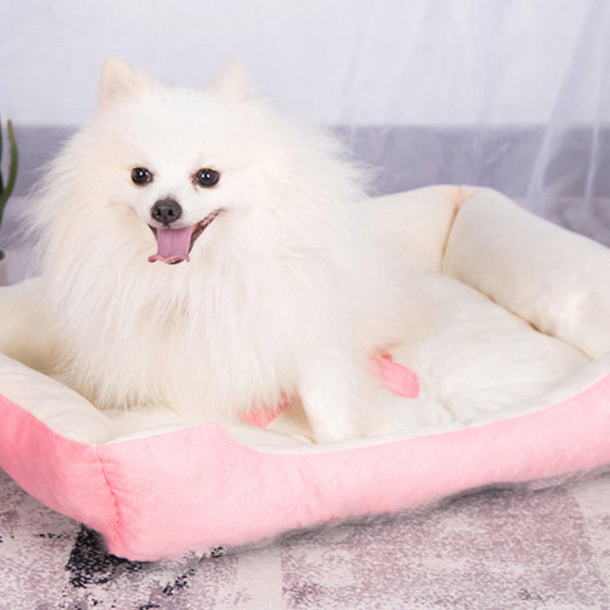 ATURE - Cama Suave Para Mascotas Perros Y Gatos Talla 90x70cm