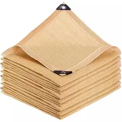 KUANGYE - Malla Sombra Vela Tela Lona Toldos 4x5 Raschel 90% Sombra