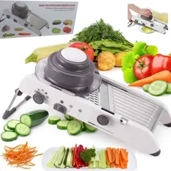 EVERSO - Mandolina Cortador De Verduras Rallador Picador Cocina 18en1