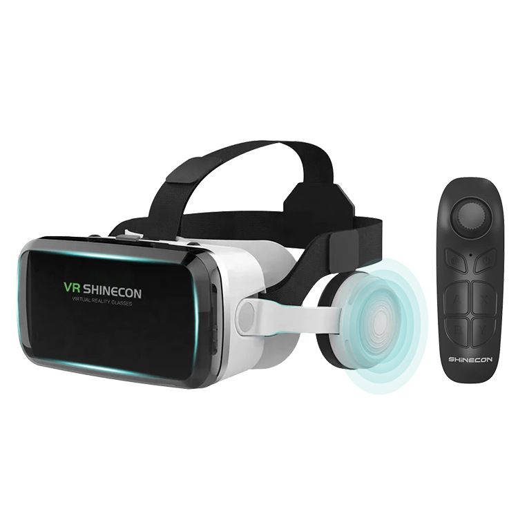 PUREPOWER Gafas de realidad virtual G04BS con versión de auriculares Bluetooth