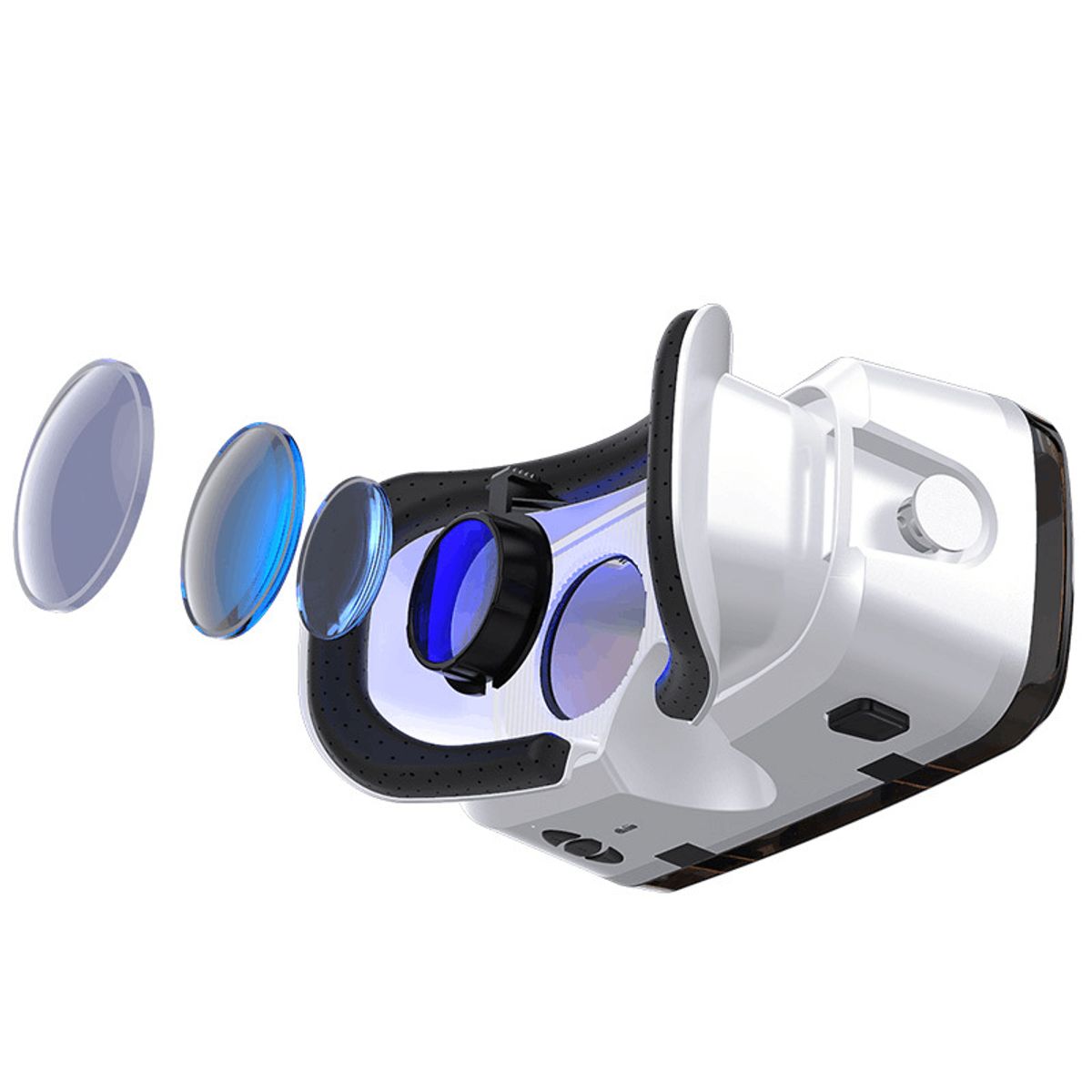 PUREPOWER - Gafas de realidad virtual G04BS con versión de auriculares Bluetooth
